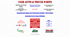 Desktop Screenshot of fairautoparts.com